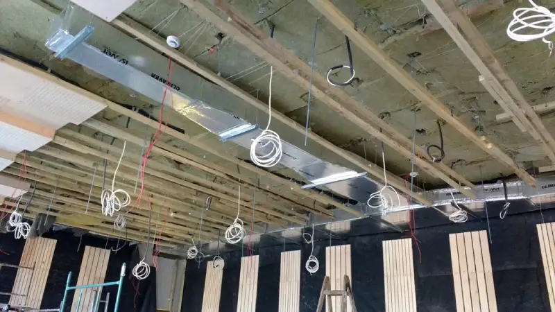 Wentylacja Łódź – instalacja w sali prób teatralnej